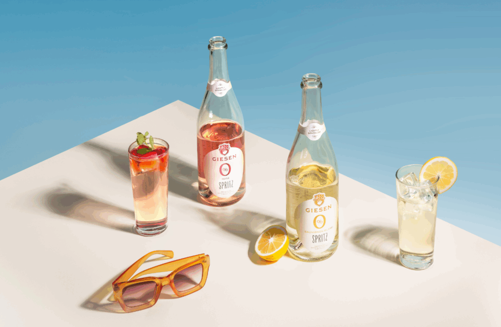 Giesen 0% Spritz Range, Sauvignon Blanc Spritz and Rose Spritz - Non-Alcoholic